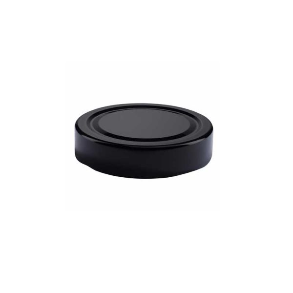 Capac cu filet twist off 58 mm DEEP negru mat