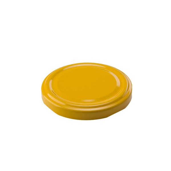 Capac cu filet twist off 82 mm Galben