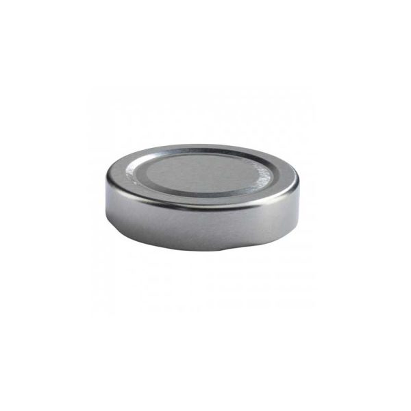 Capac cu filet twist off 63 mm DEEP silver