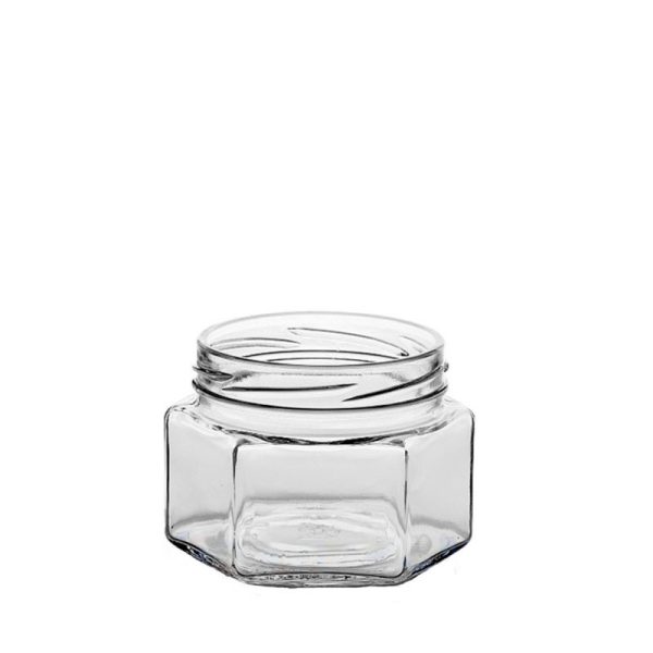 Borcan 250 ml Hexagonal TO